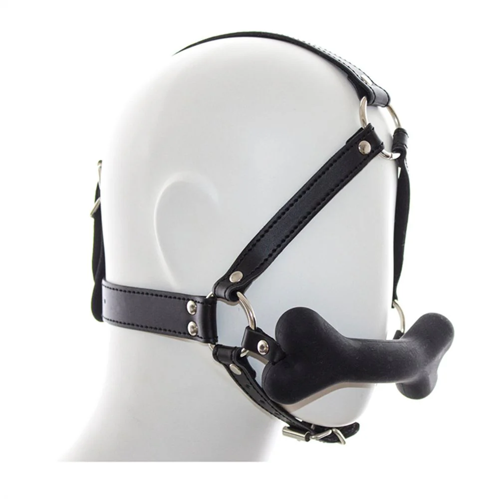 Bone Gag Head Harness - Available in 2 colors! - Image 4