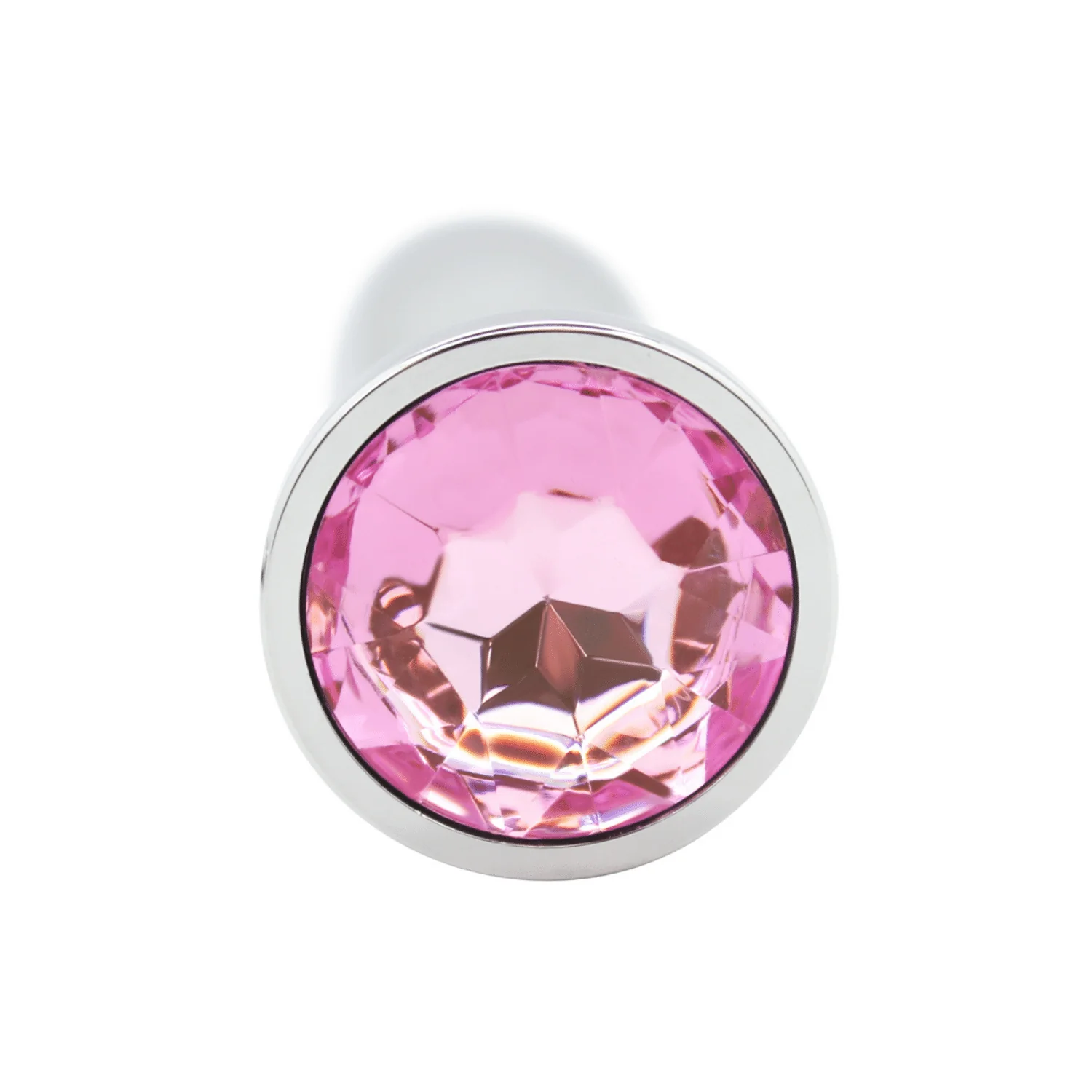 Tail Screw Weighted Metal Butt Plug with Jewel - Detachable Screw Plug - Image 2