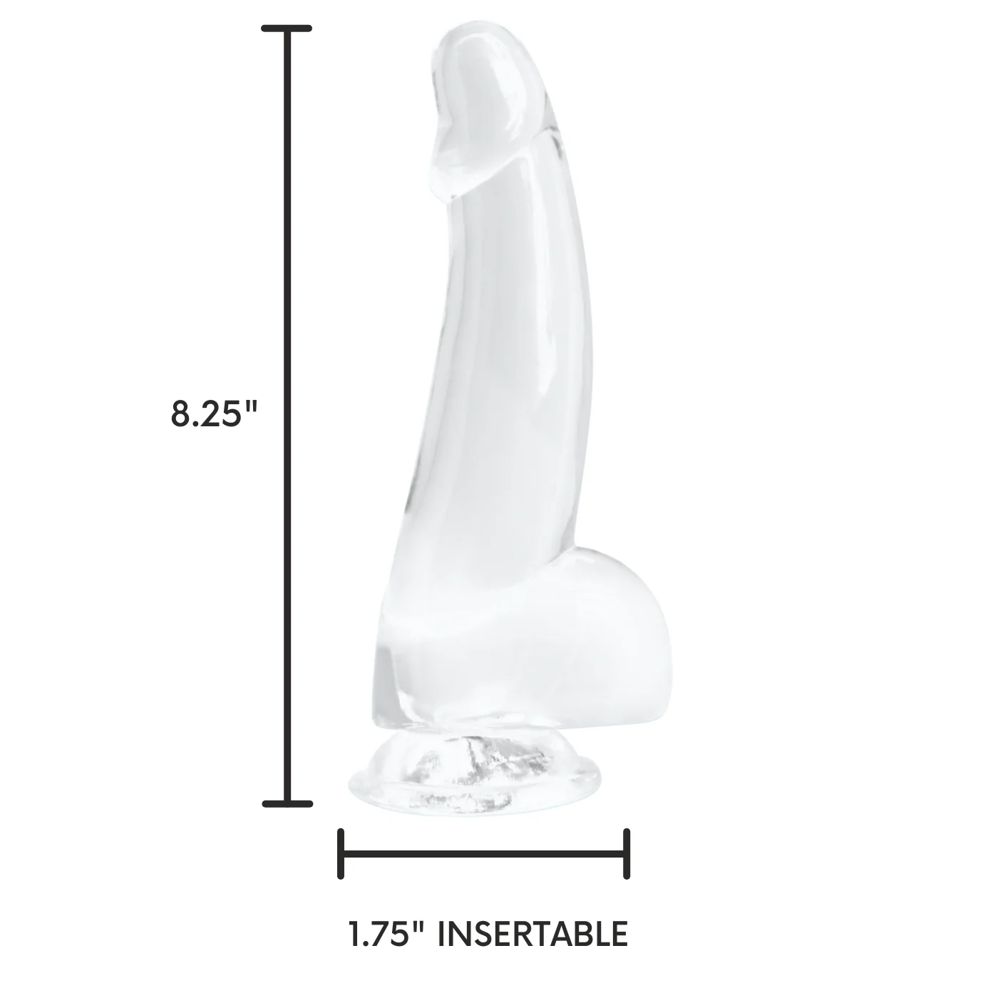 Curved Girthy Suction Cup G-Spot Dildo - Image 2