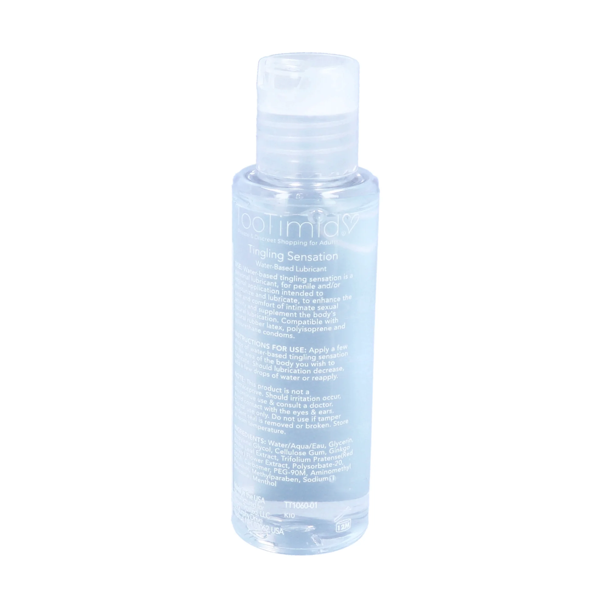 TooTimid Water-Based Cool Tingling Arousal Lube - Image 5
