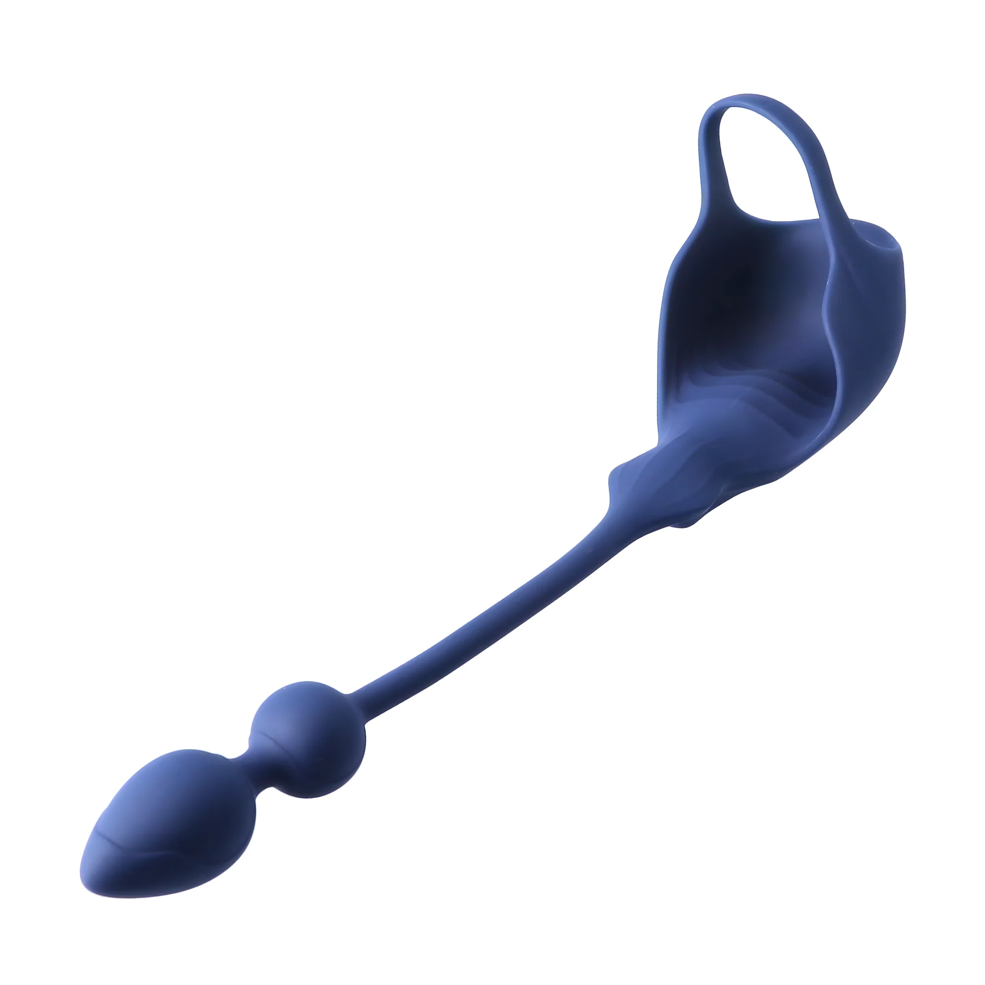 Cock Ring with Ball Cage and Anal Plug - Hugs Your Balls With Vibrations & Targets Your P-Spot! - Image 5
