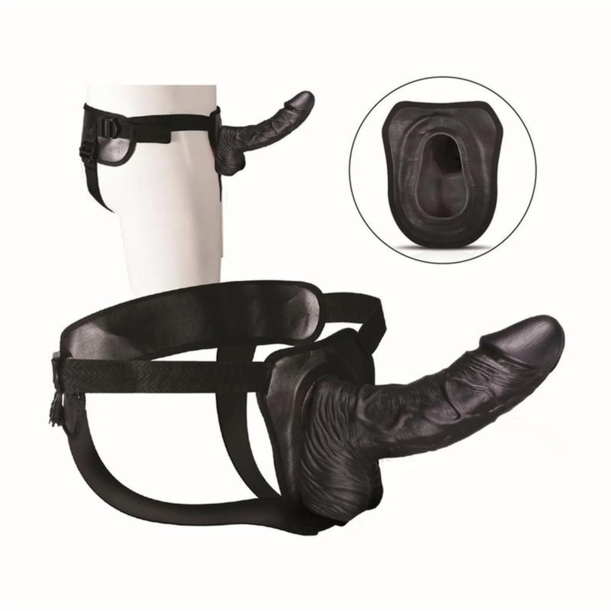 Erection Assistant 8 Inch Hollow Strap-On - Image 4
