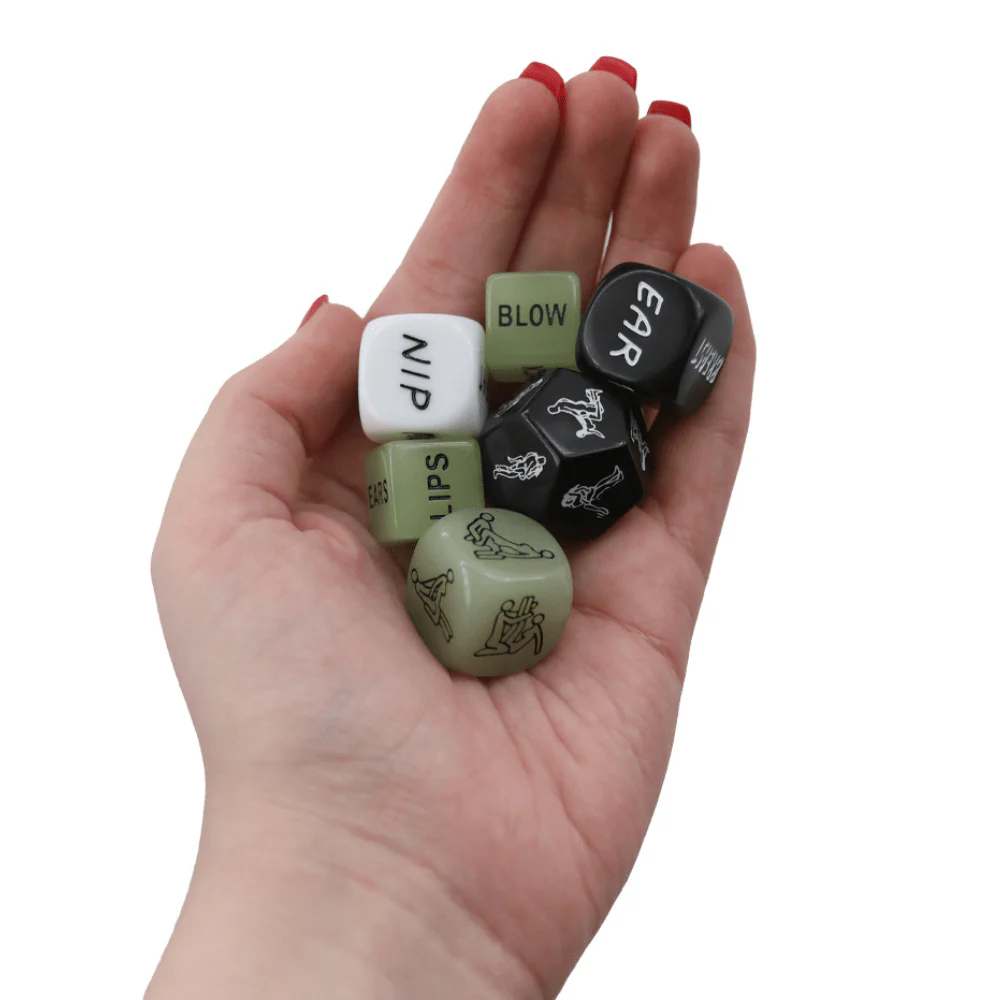 6 Piece Erotic Sex Dice Set - Image 3