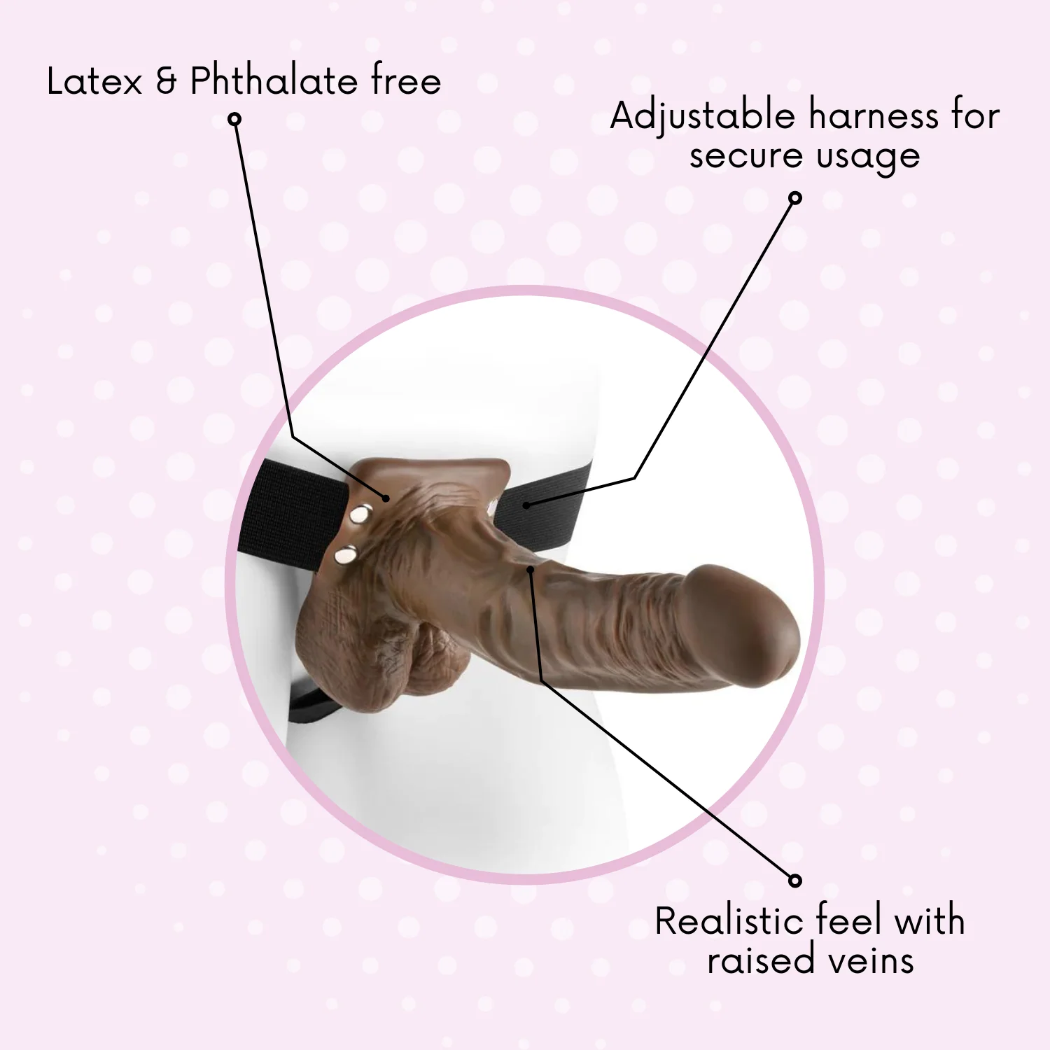 Fetish Fantasy 7'' Hollow Strap On - Image 12