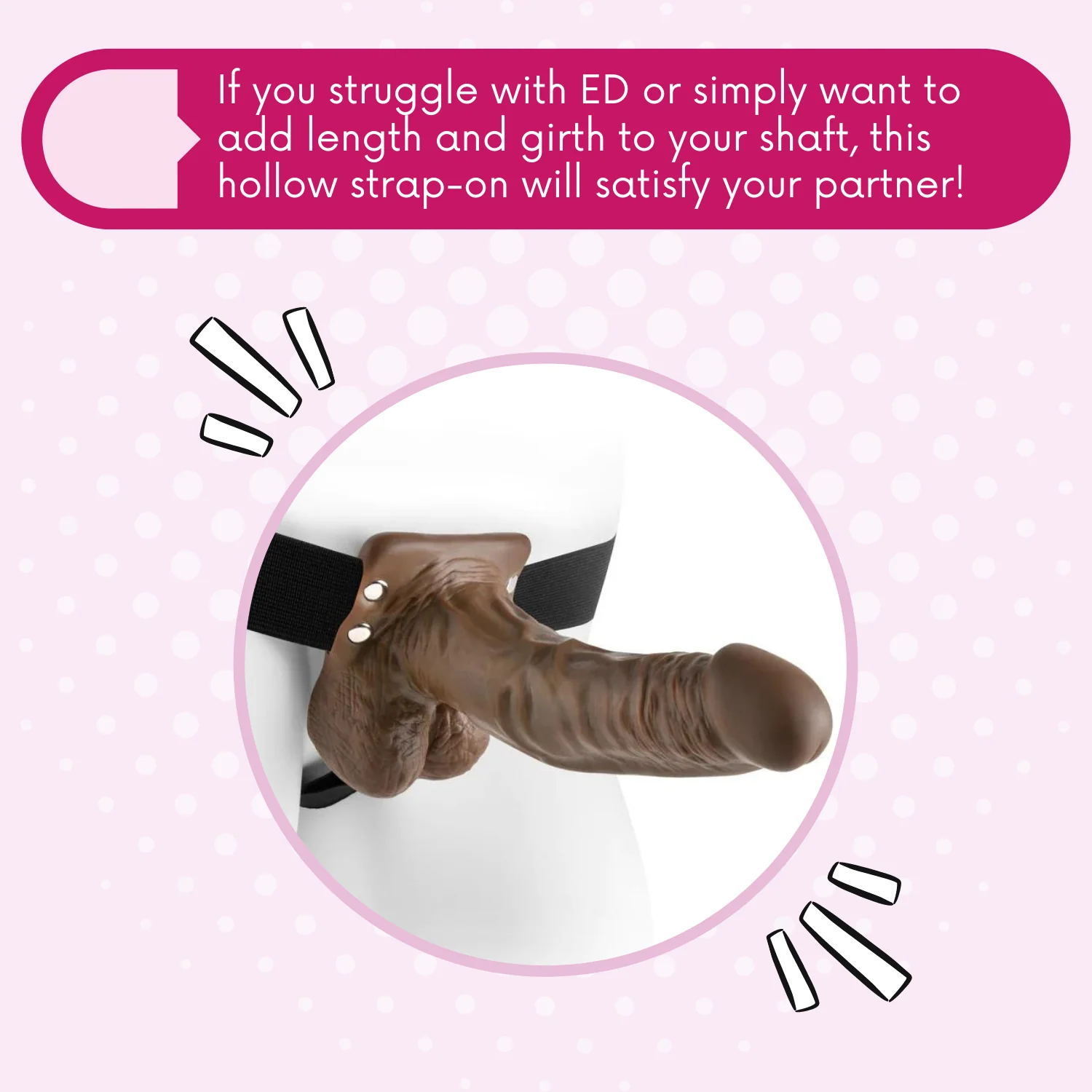 Fetish Fantasy 7'' Hollow Strap On - Image 9