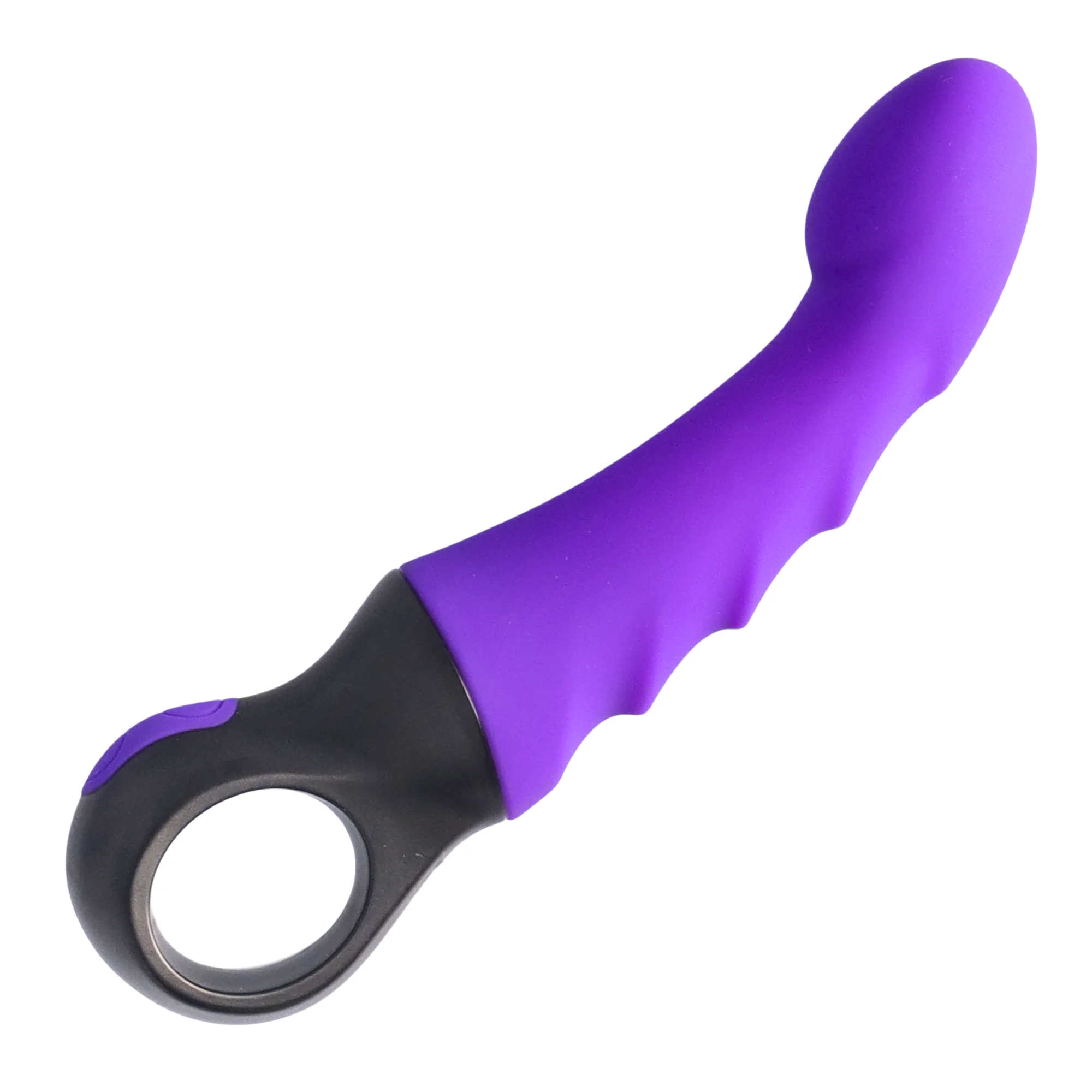 Flexible Vibrating G-Spot Dildo - Curved To Hit The G-Spot & P-Spot Just Right! - Image 6