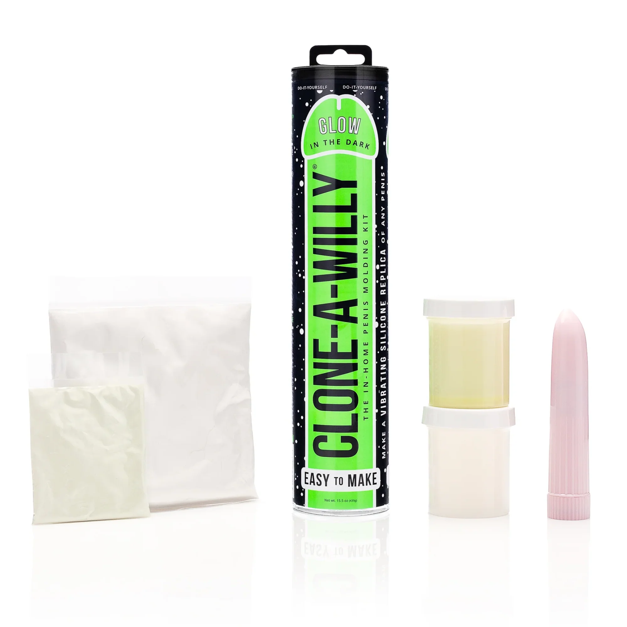 Glow In The Dark Clone-A-Willy Penis Molding Kit - Image 3