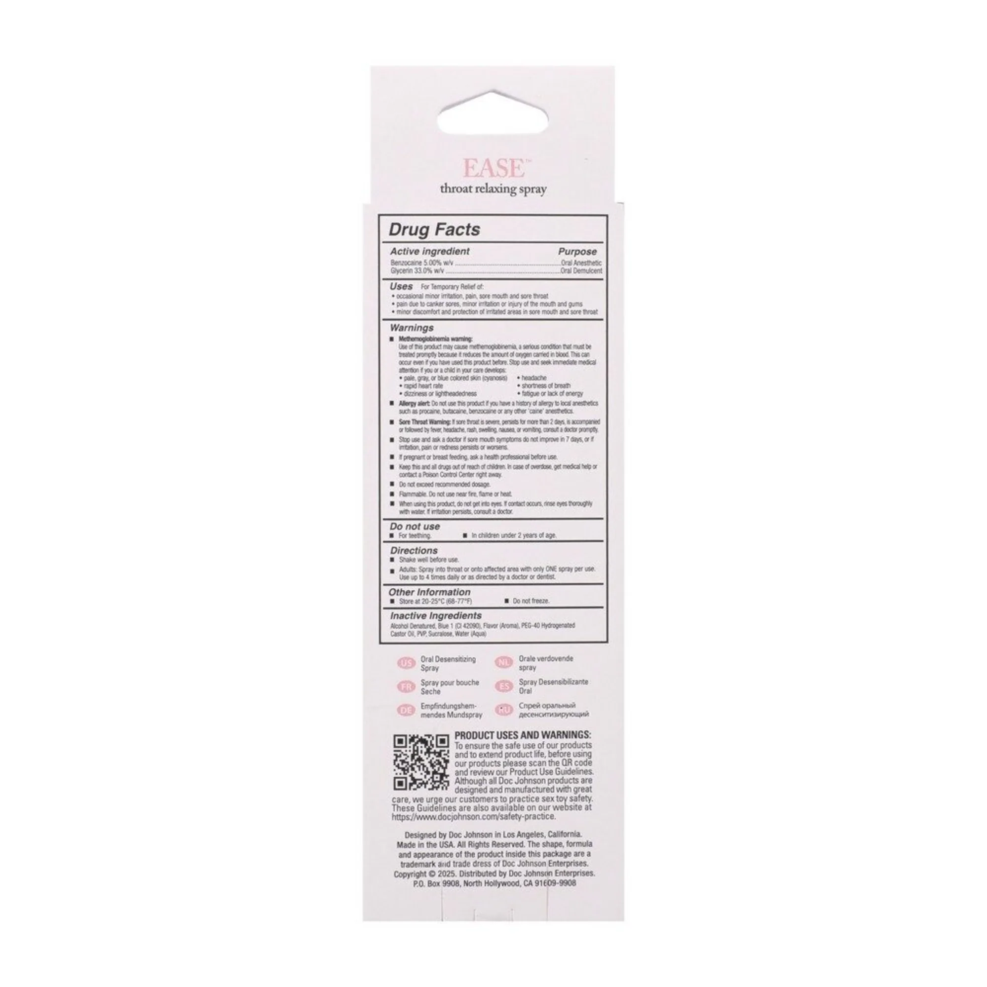 Intimate Enhancements Ease Throat Relaxing Spray - Image 6