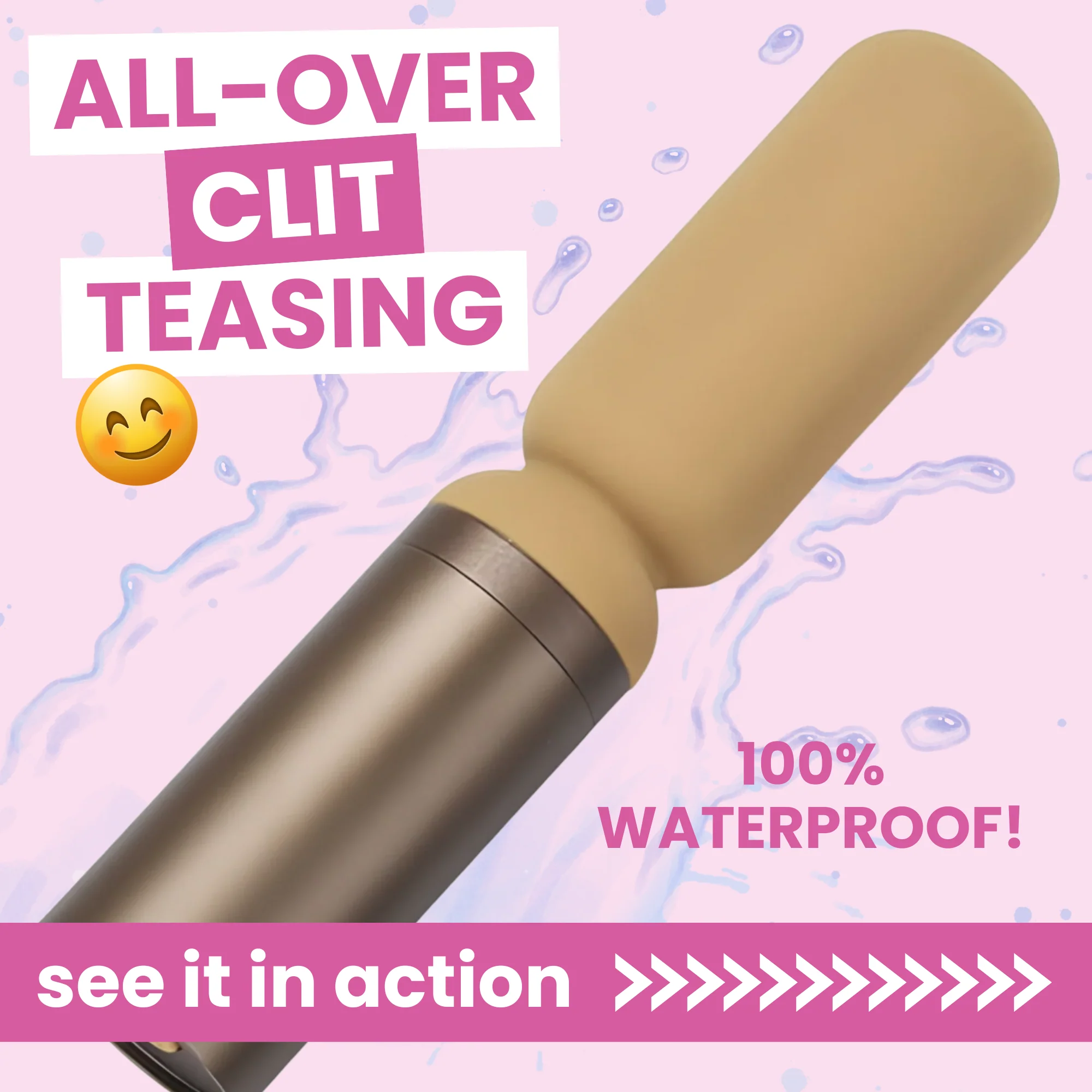 Luxury Slim Wand Vibrator - Broad Tip Stimulates Your Entire Labia for Full-Coverage Bliss!