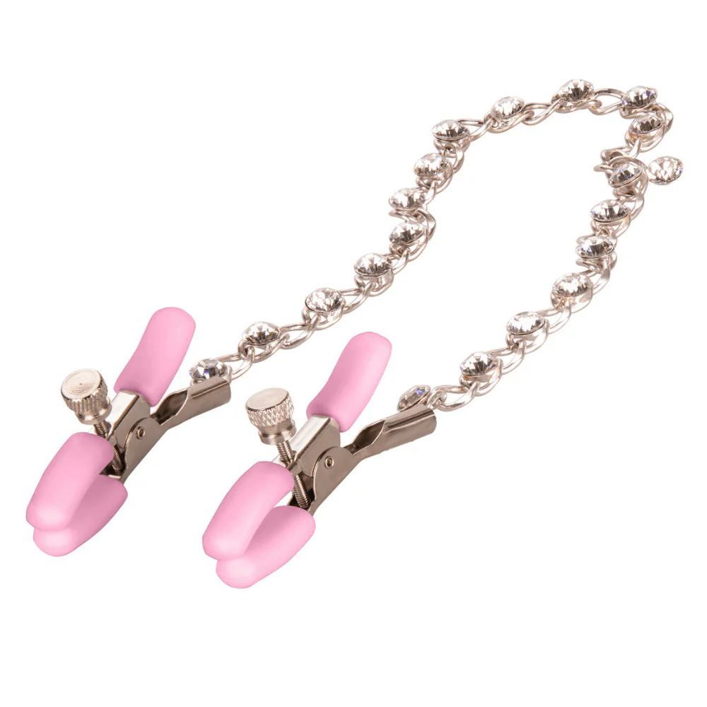 Nipple Play Crystal Chain Nipple Clamps - Image 2
