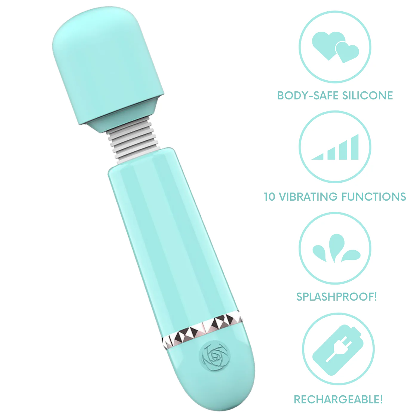 Rechargeable Handheld Mini Wand Massager - Image 8