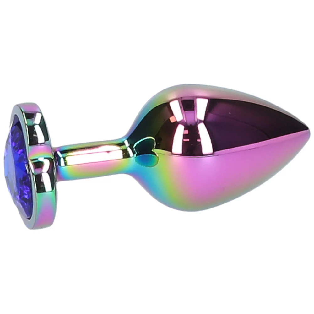 Premium Rainbow Metal Anal Plug for Muscle Control - Image 9