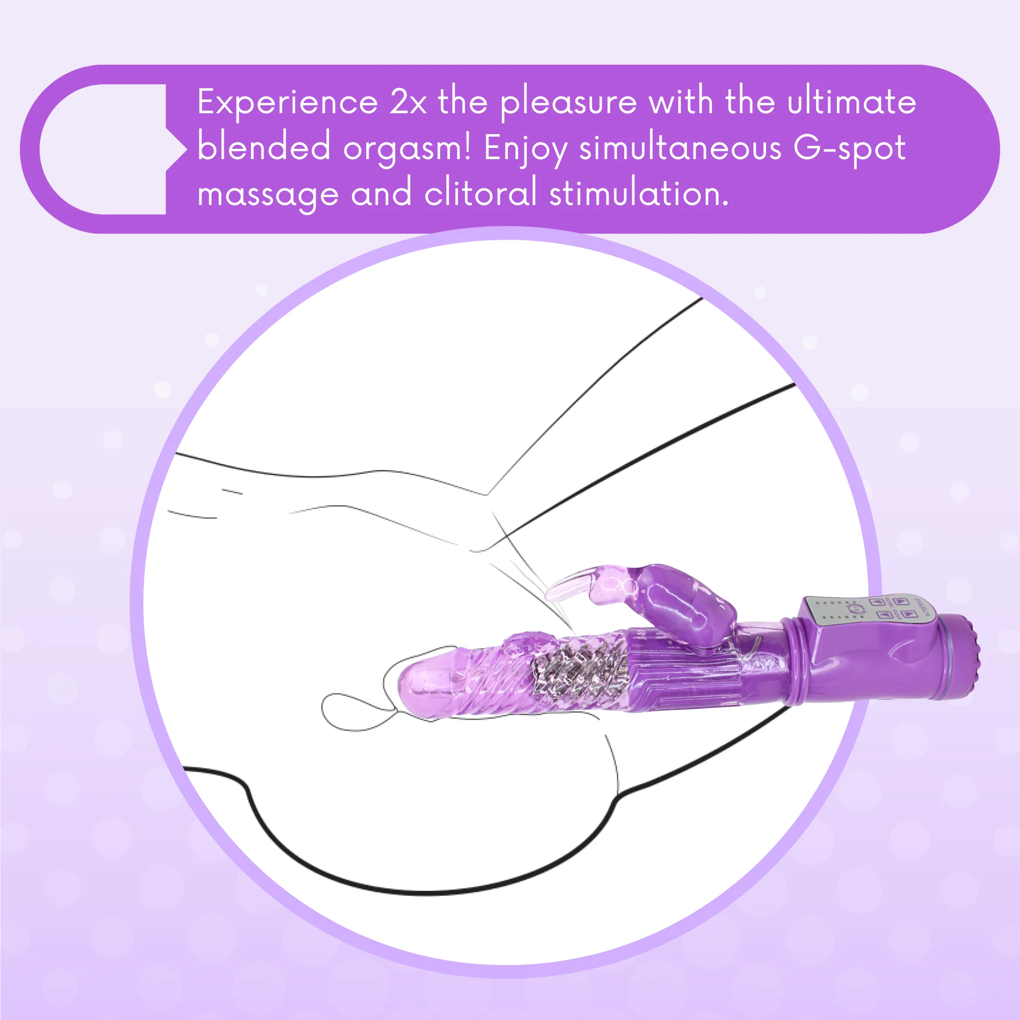 9 Inch Rotating Orgasm Rabbit - Image 6