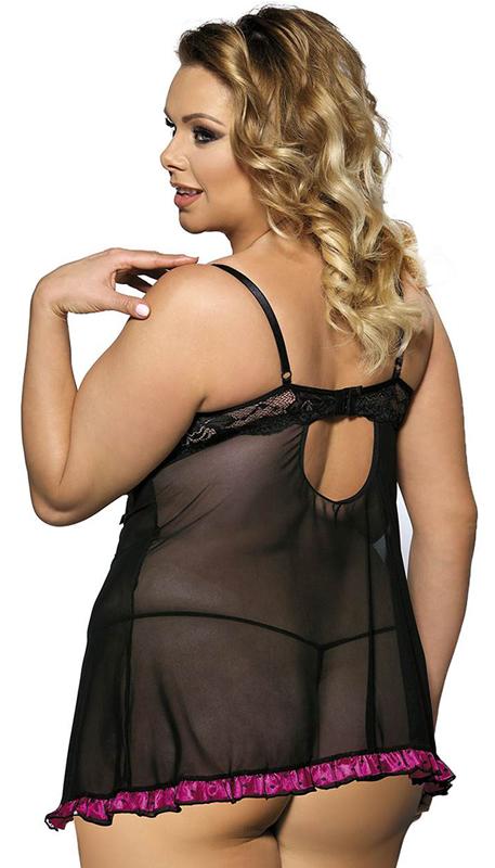 Sexy Sheer Babydoll - Three Sizes Available - Image 3
