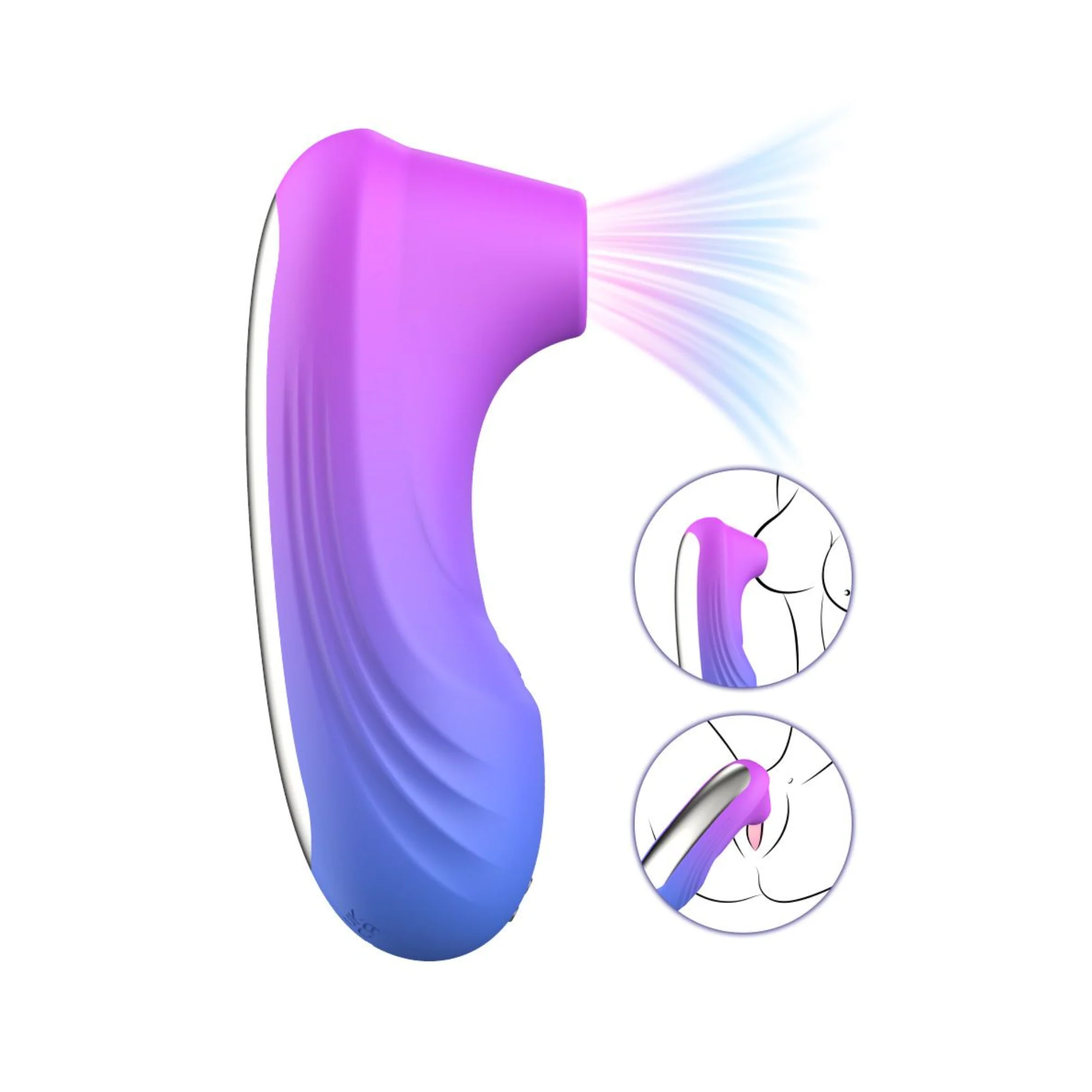 Aurora Rechargeable Air Pulse Clit Stimulator - Feels Like Clit Kisses! - Image 3