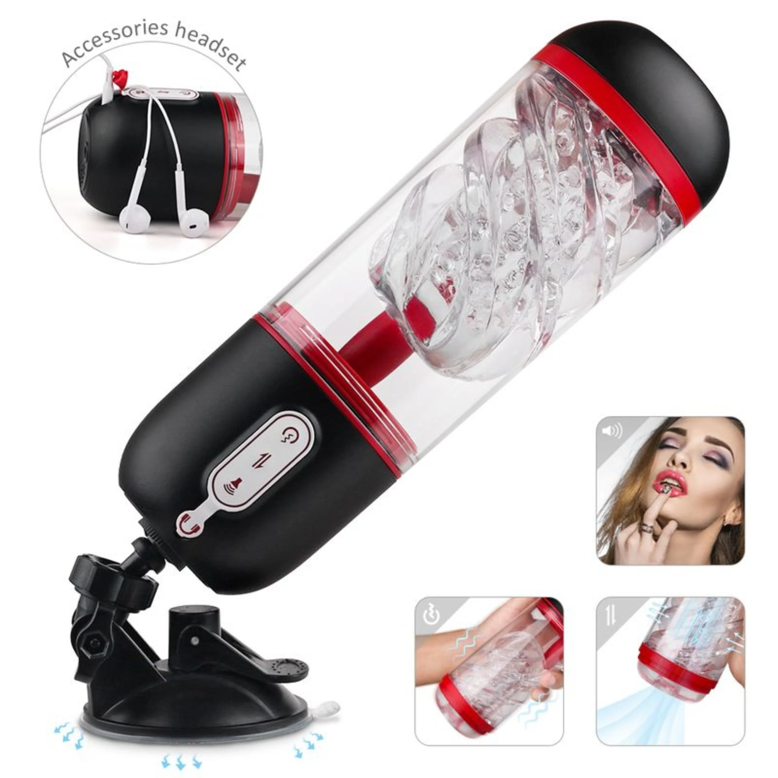 The Twister Sucking and Vibrating Hands-Free Masturbator - It Moans! - Image 3