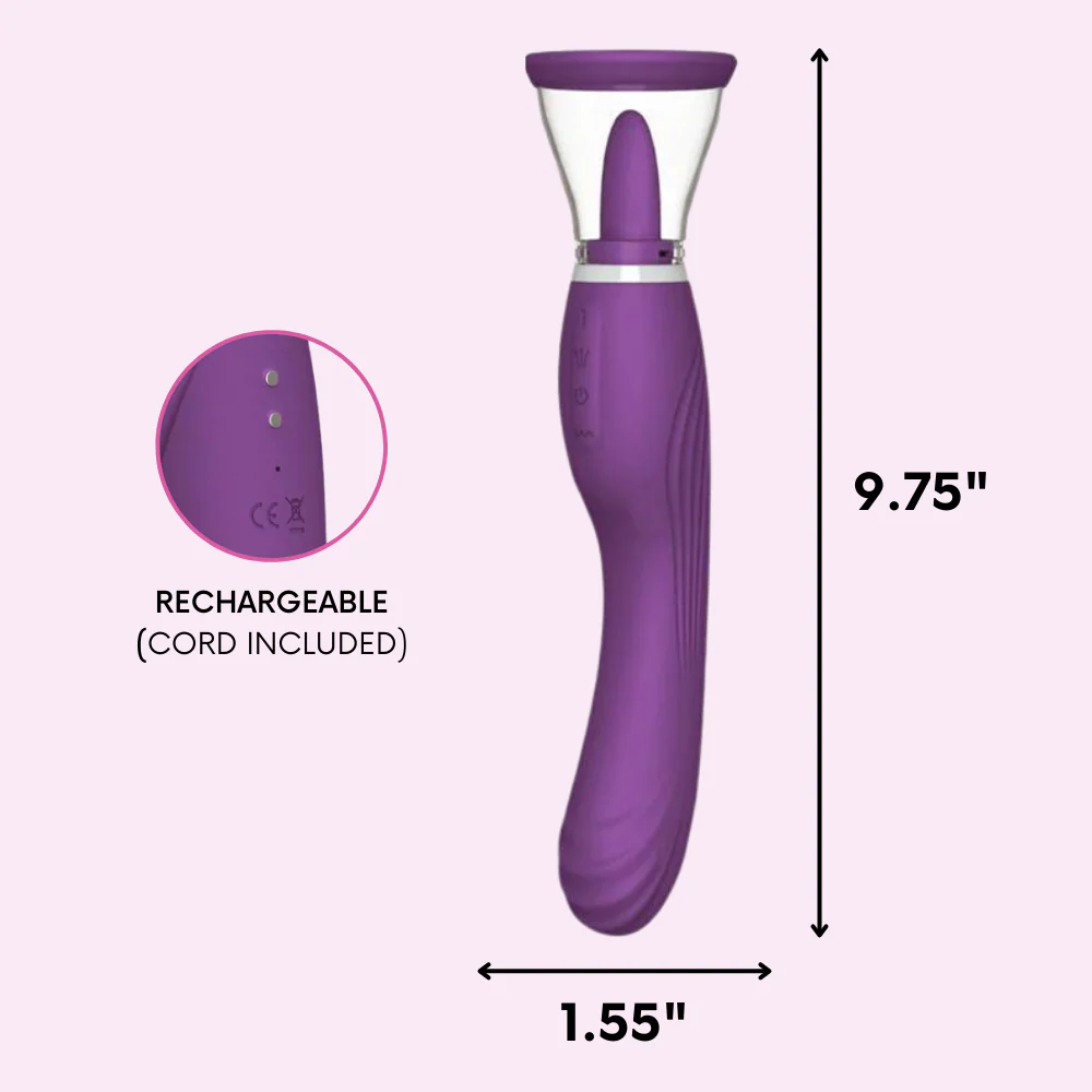Ultimate Tongue Licker - Powerful Dual-Ended Vibrator & Sucking Tongue! - Image 20