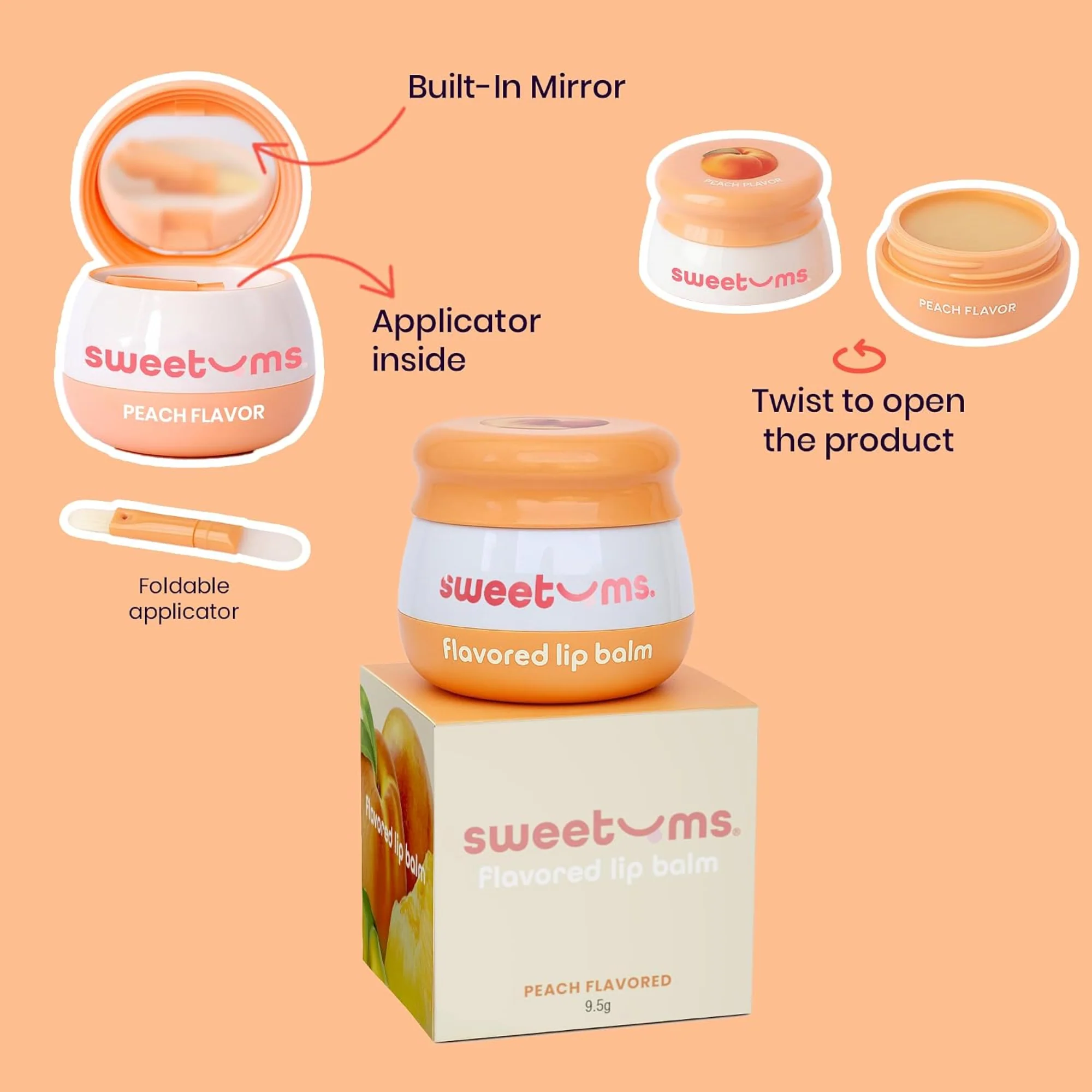 Sweetums Flavored Lip Balm - Make Every Kiss Sweeter! - Image 6