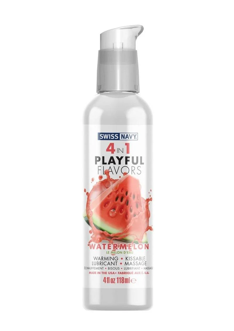 Swiss Navy 4-in-1 Flavored Lubricant - Image 5