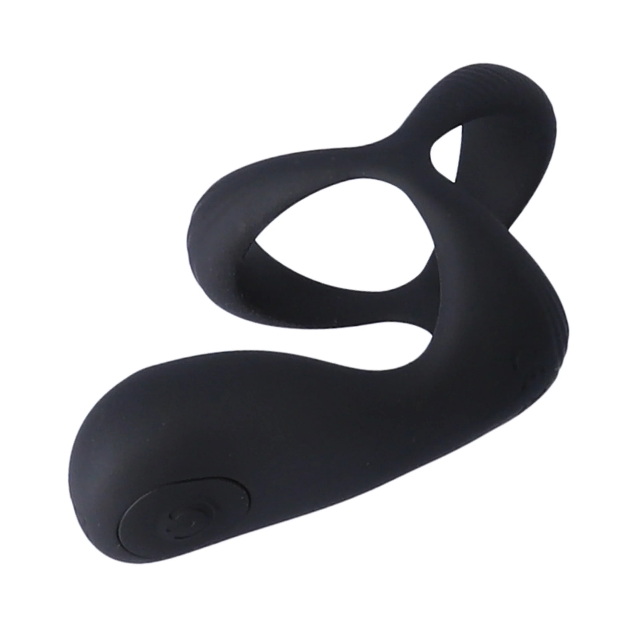 Double Cock Ring with Taint & Clit Stimulator - Strengthens Your O's! - Image 9