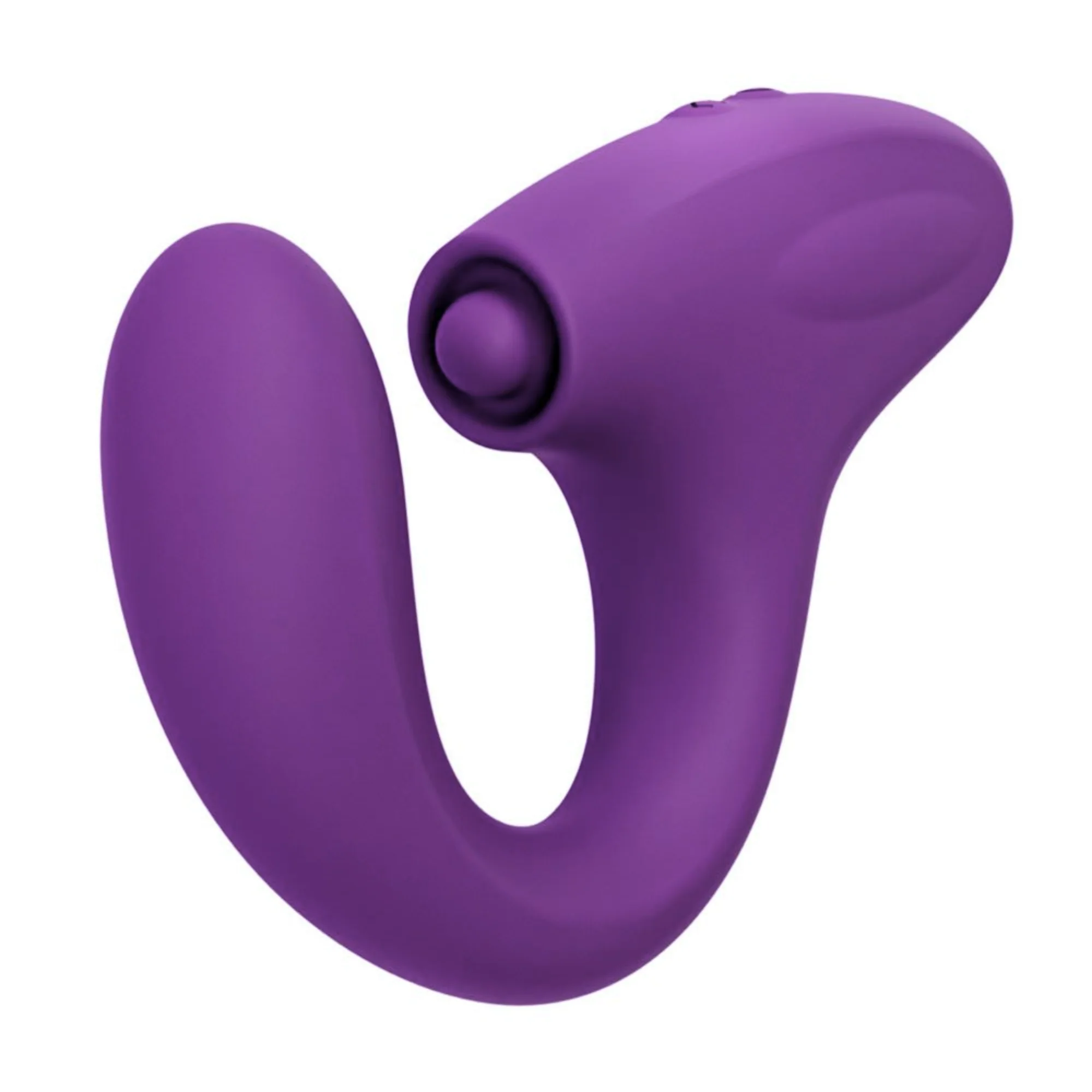 Curved G-Spot Dual Action Vibrator with Clit Tapper - Image 5