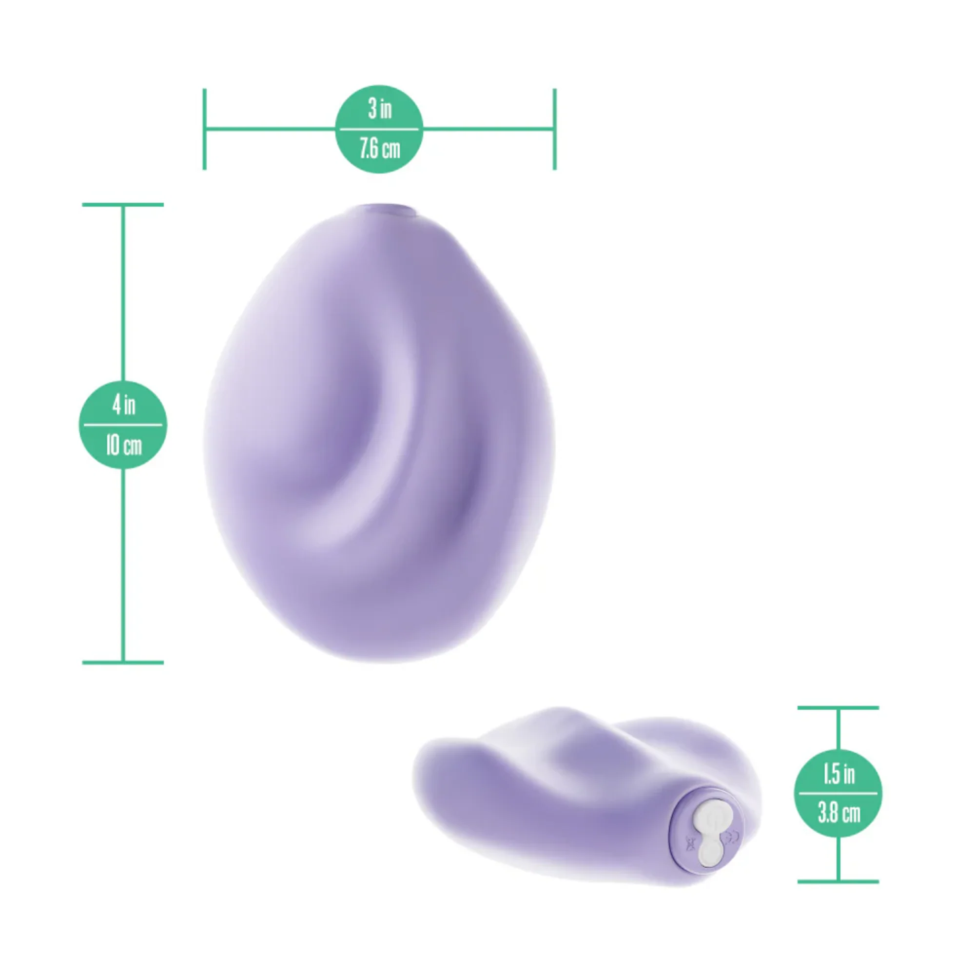 Urself Pulse Pad Rechargeable Silicone Grinder with Remote - Image 3