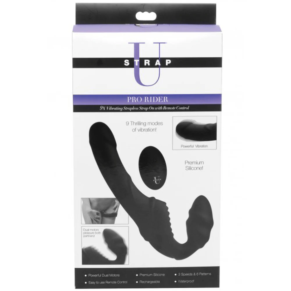 Vibrating Silicone Strapless Strap On - With Wireless Remote! - Image 2