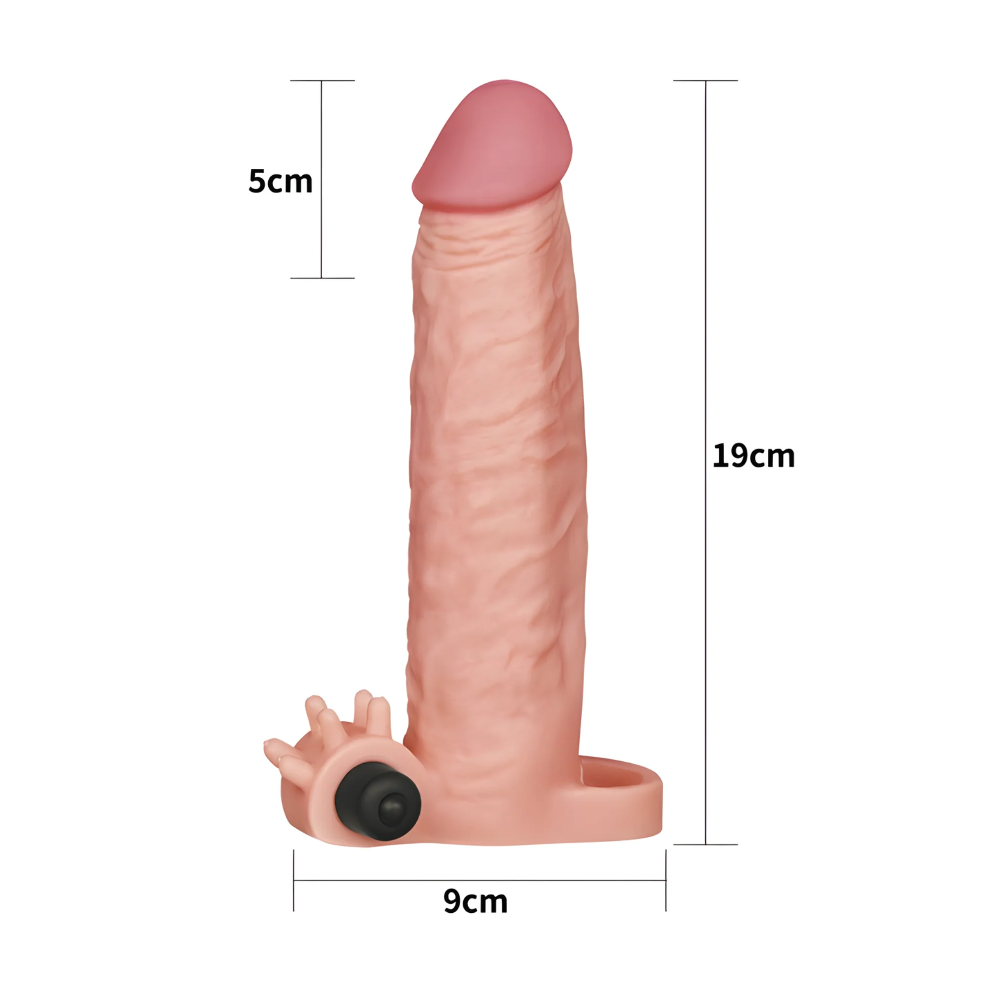 Vibrating Penis Extension - Give Yourself 2 Extra Inches At The Tip! - Image 3